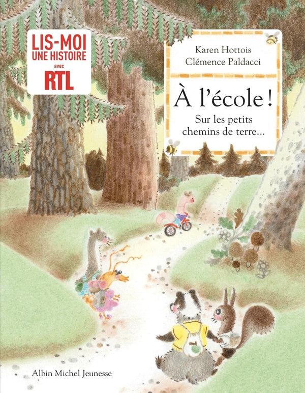 à l'école ! sur les petits chemins de terre...