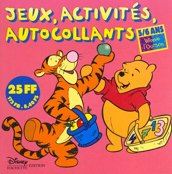 Jeux et activités : Winnie l'Ourson : 5/6 ans