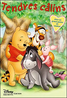 Winnie l'Ourson : tendres câlins ; livre poster