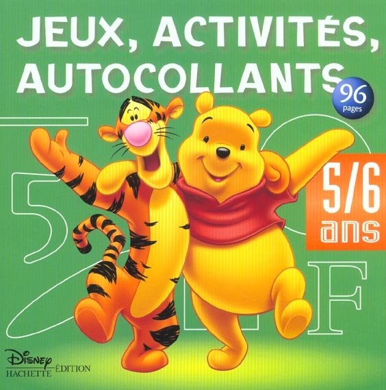 Jeux, activités, autocollants : Winnie l'Ourson : 5/6 ans
