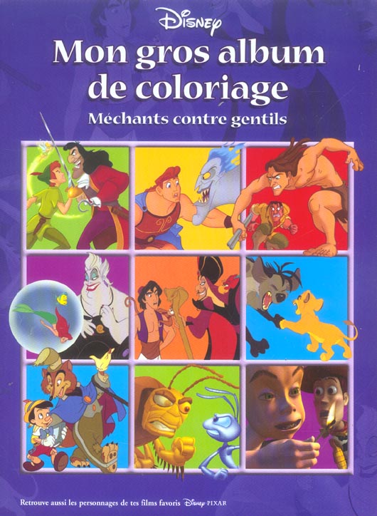 Winnie l'Ourson : mon gros album de coloriages ; méchants contre gentils