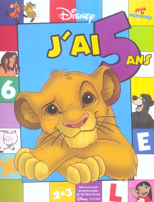 J'ai 5 ans avec disney