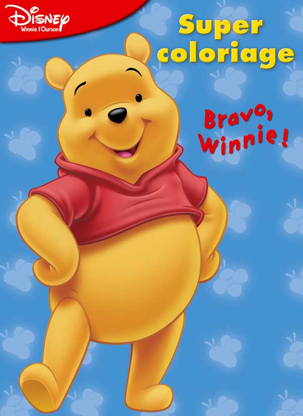 Winnie l'Ourson : bravo, Winnie ! super coloriage