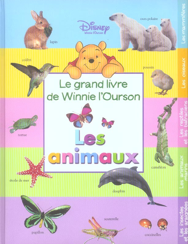 Le grand livre de Winnie l'Ourson ; les animaux