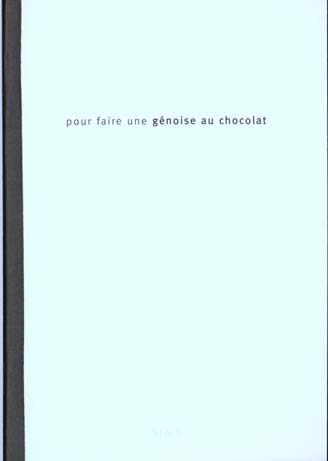 Pour faire une genoise au chocolat