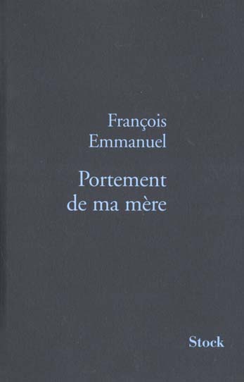 Portement de ma mère