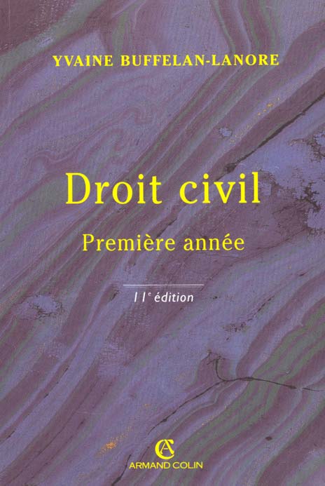 Droit civil 1ere annee