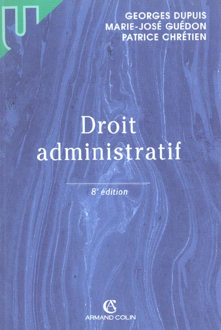 Droit administratif ; 8e edition