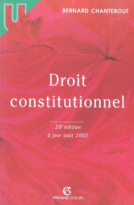 Droit constitutionnel (20e édition)