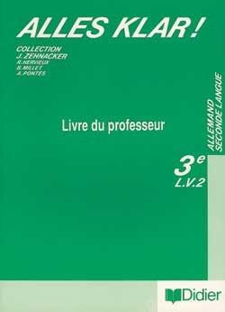 Alles klar 3e ; guide pedagogique langue vivante 2
