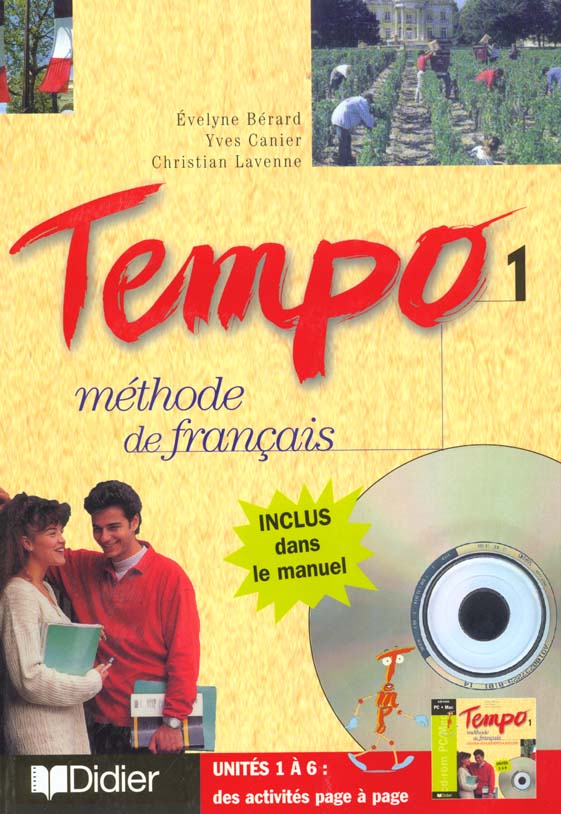 Tempo 1 livre de l'eleve et cdrom