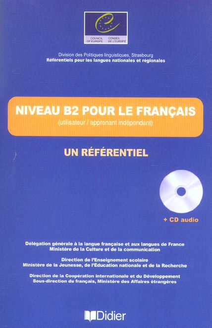Les referentiels - niveau b2 - livre + cd audio