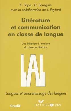 Litterature et communication en classe de langue - livre