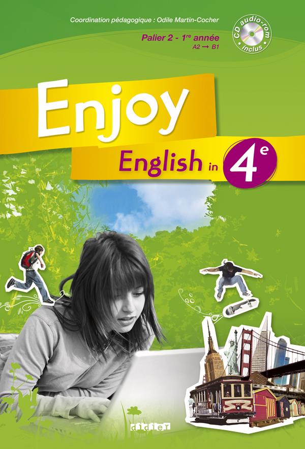 ENJOY ENGLISH IN : 4ème ; livre de l'élève (édition 2008)