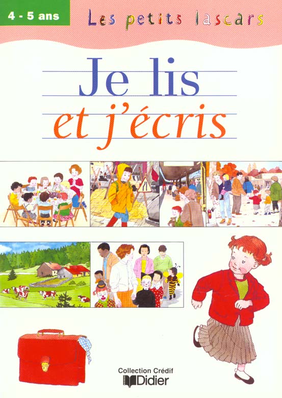 Je lis et j'ecris 4-5 ans cahier - les petits lascars