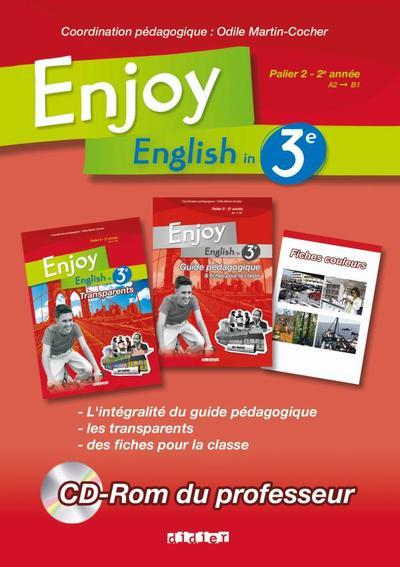 ENJOY ENGLISH IN : 3ème ; CD rom enseignants
