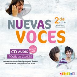 NUEVAS VOCES : 2nde ; niveau A2/B1 ; cd-audio pour la classe