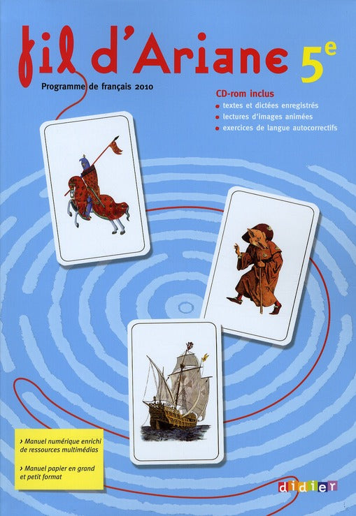 FIL D'ARIANE : français ; 5ème ; livre de l'élève