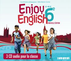 ENJOY ENGLISH IN : 6ème ; CD de la classe (édition 2011)