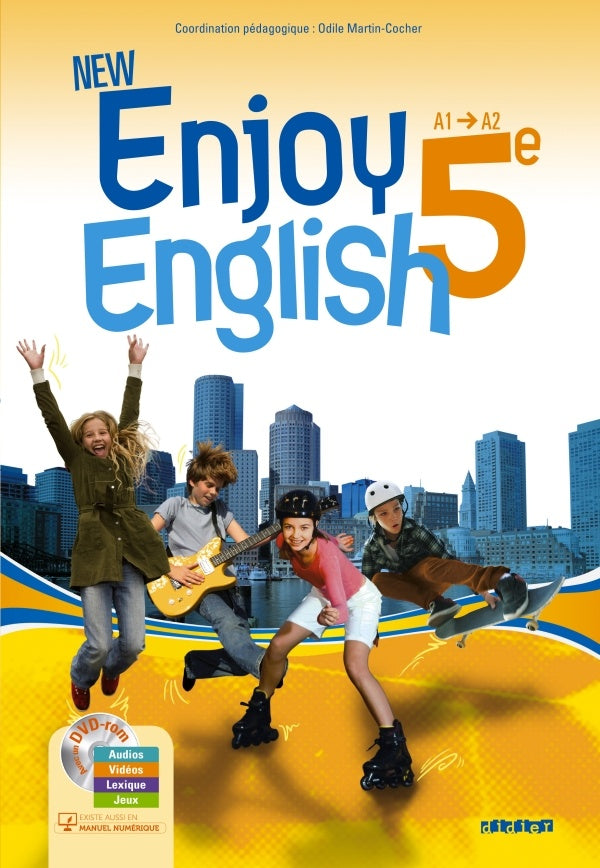 New enjoy english : anglais ; 5ème ; manuel de l'élève