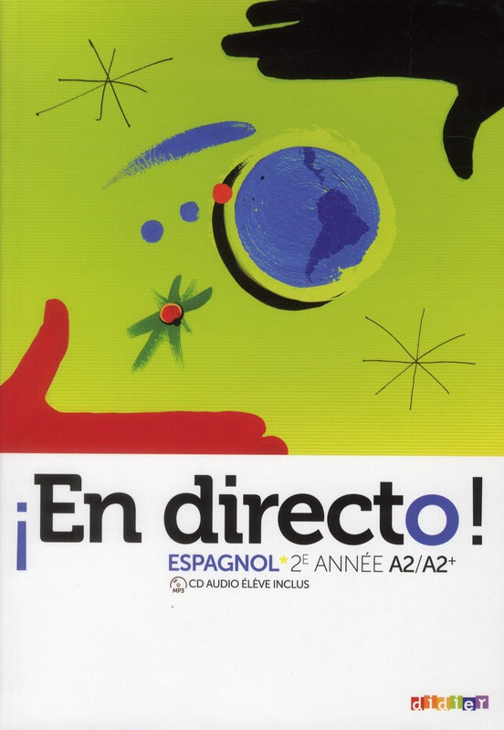 EN DIRECTO : espagnol ; 2ème année ; manuel de l'élève