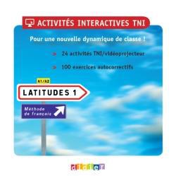 Latitudes : méthode de français ; niveau 1 ; cd-rom de ressources numériques
