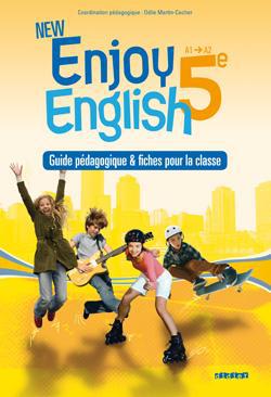 New enjoy english 5e - guide pedagogique - version papier