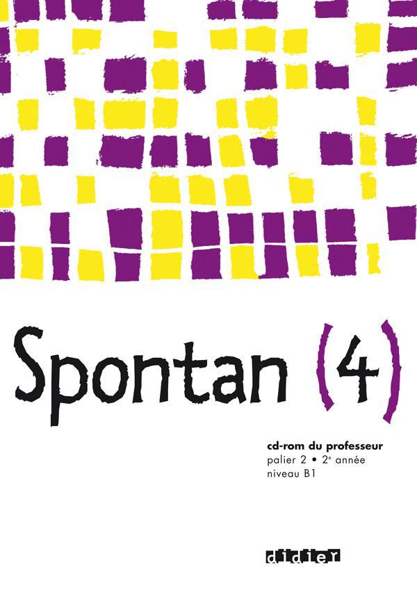 SPONTAN (4) : allemand ; palier 2 ; 2e année ; niveau B1 ; CD-ROM du professeur