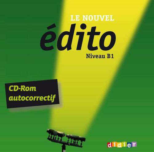 Le nouvel édito ; niveau B1 ; cd-rom d'exercices