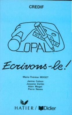 Ecrivons le ; livre de l'eleve