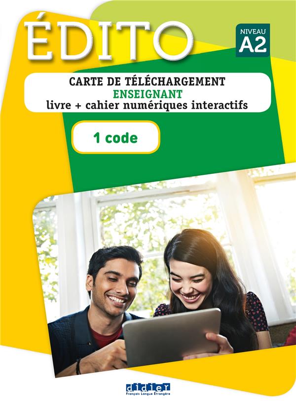 édito : FLE ; A2 ; carte de téléchargement enseignant