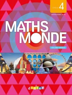 Maths monde : cycle 4 ; 2 volumes