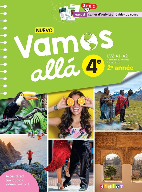 Nuevo vamos alla : espagnol ; 4e ; manuel-cahier élève ; A1>A2