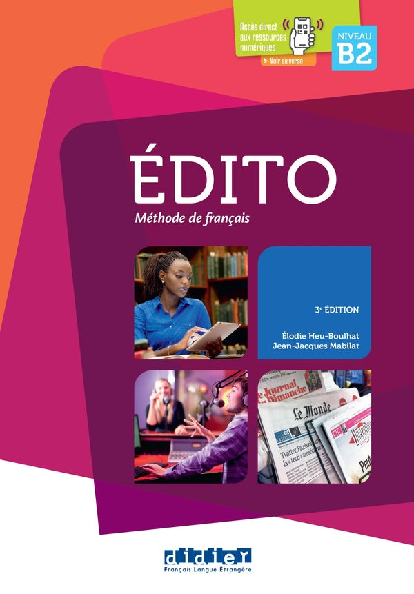 édito : Édito B2 - édition 2015-2018 - Livre + didierfle.app