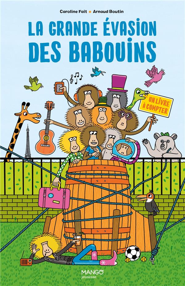 La grande évasion des babouins : un livre à compter - flash vidéo