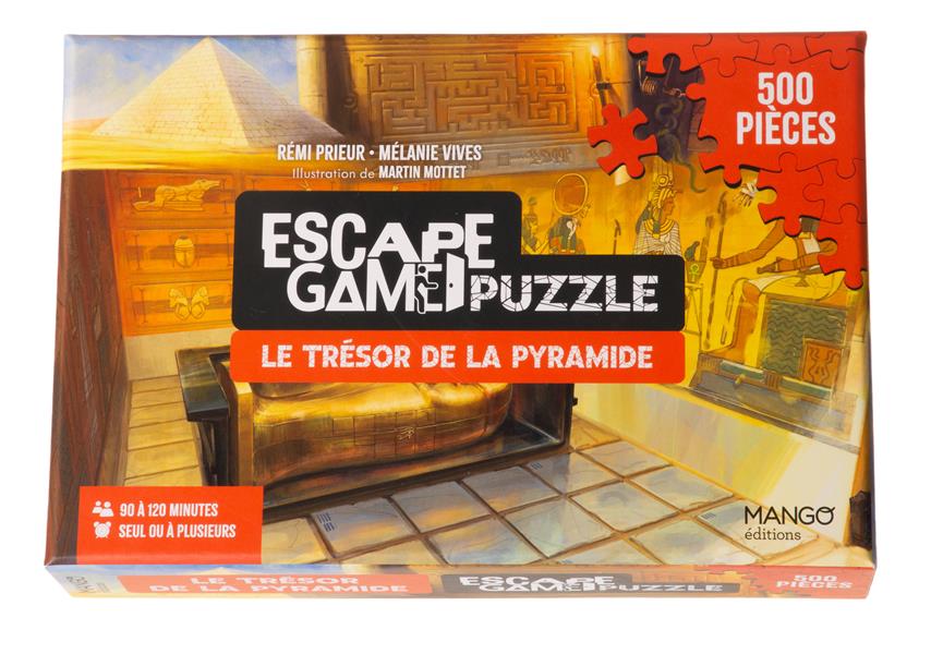 Escape game puzzle : le trésor de la pyramide : 500 pièces