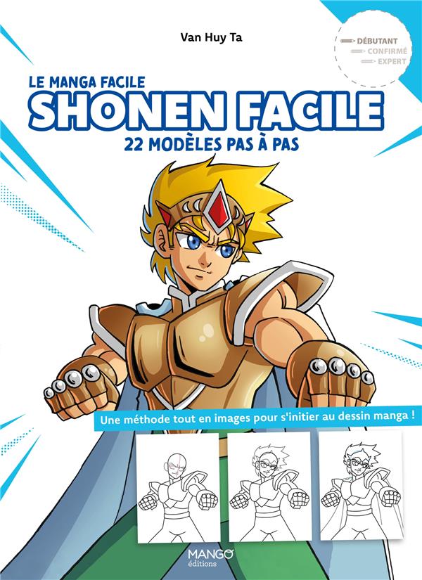 Le manga facile : Shonen facile : 22 modèles pas à pas - flash vidéo