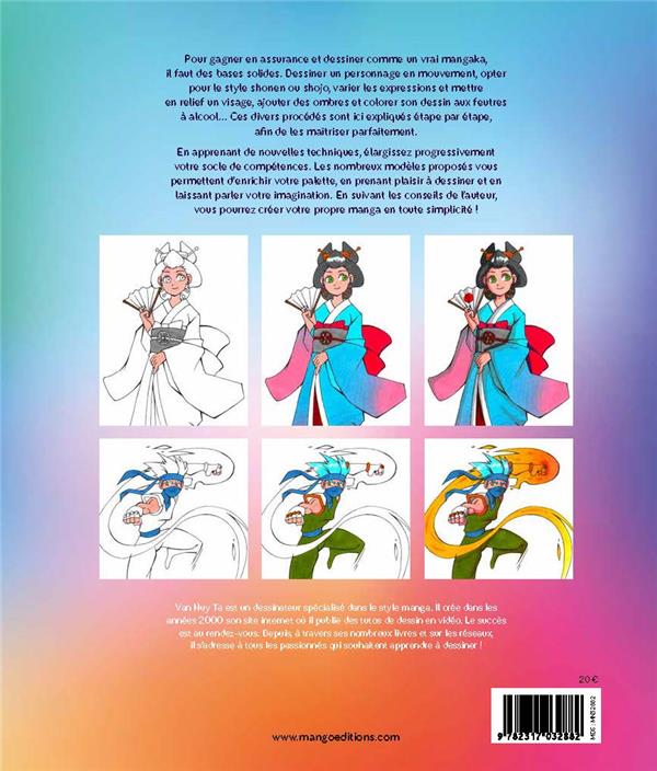 Modèles manga à dessiner : Les techniques essentielles (personnages en mouvement, expressions du visage, détails réalistes)