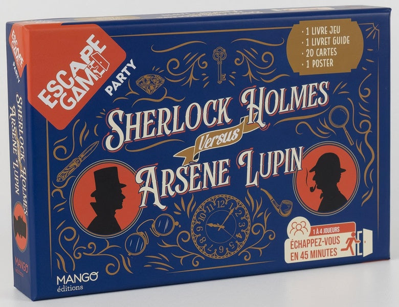 Escape game party : Sherlock Holmes versus Arsène Lupin