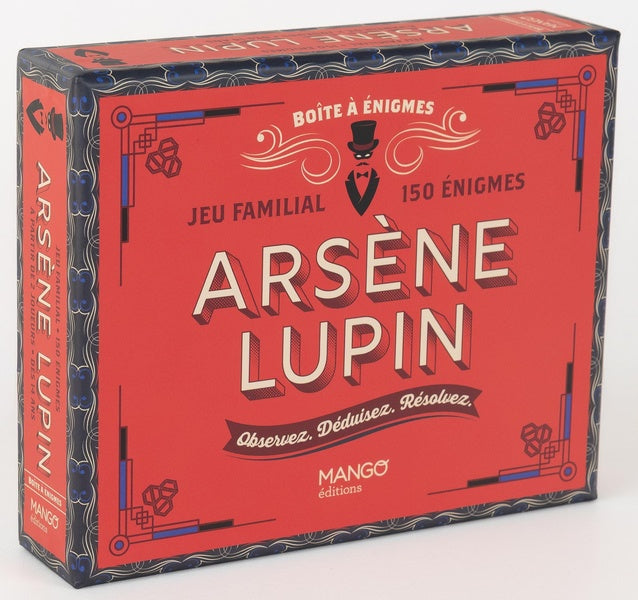Boite à énigmes : Arsène Lupin : 150 énigmes pour défier le gentleman-cambrioleur !
