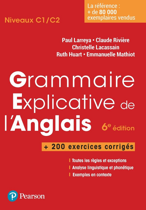 Grammaire explicative de l'anglais + Exercices (6e édition) - flash vidéo
