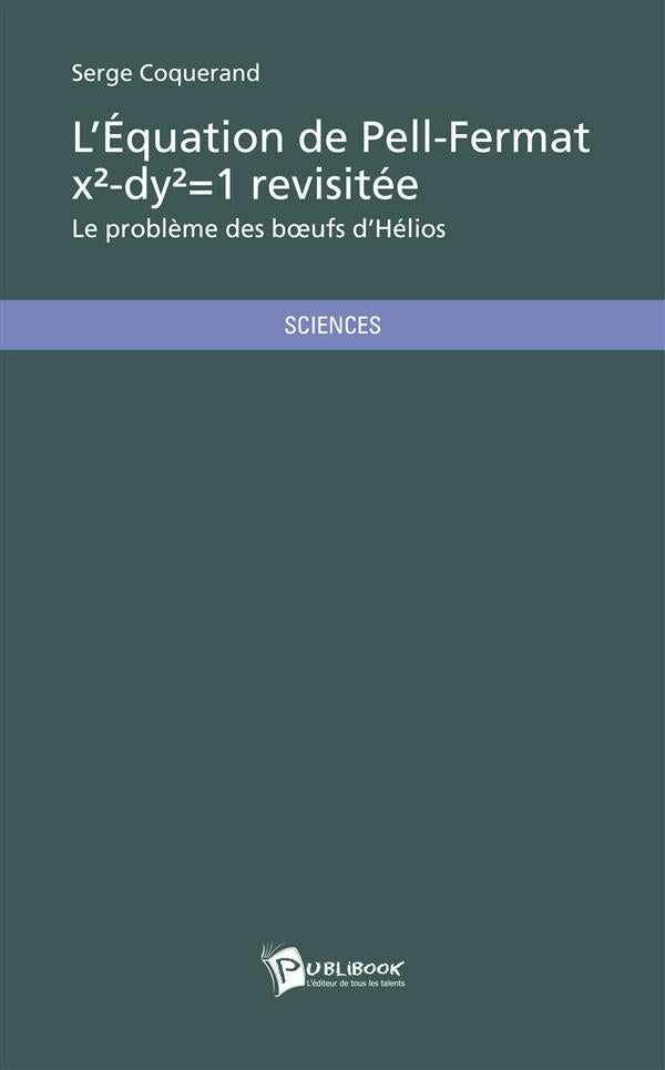 L'équation de Pell-Fermat x²-dy²=1 revisitée