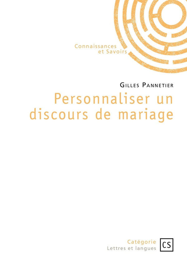 Personnaliser un discours de mariage
