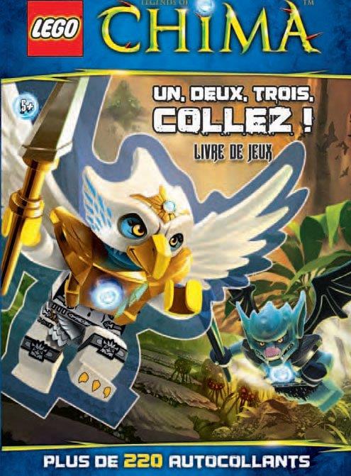 Lego - legends of Chima : un, deux, trois, collez !