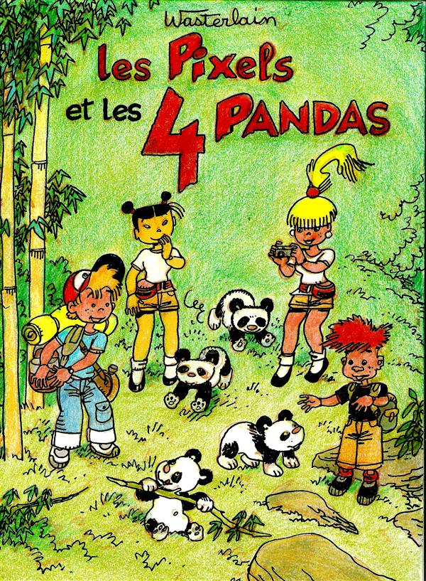 Les Pixels et les 4 pandas - flash vidéo