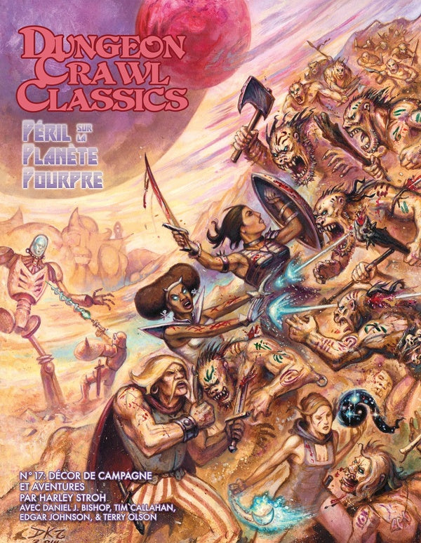 Dungeons crawl classics Tome 17 : péril sur la planète pourpre