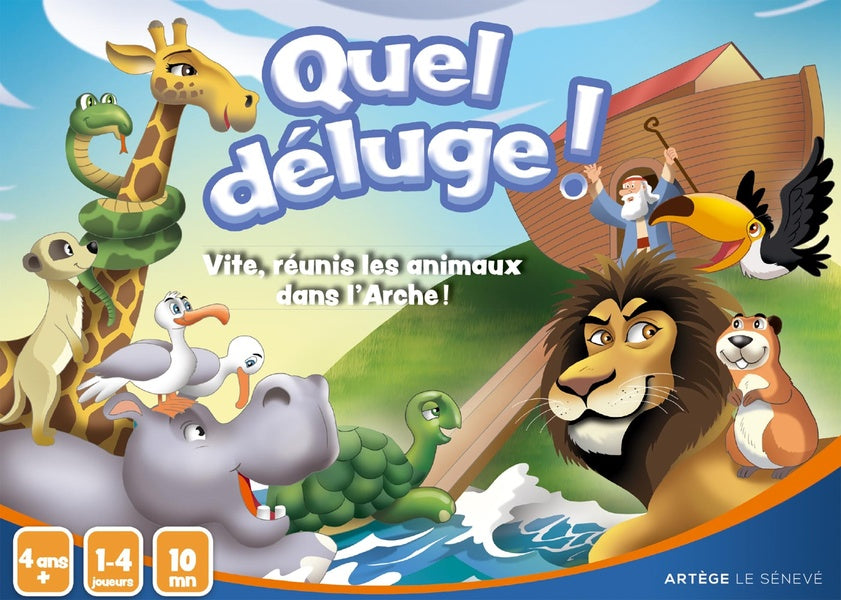 Quel déluge ! Un jeu coopératif pour les 4-7 ans