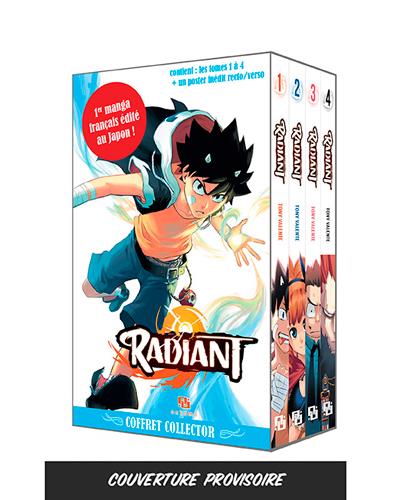 Radiant : coffret vol.1 : Tomes 1 à 4 - flash vidéo