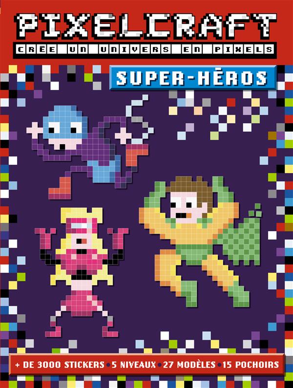 Pixel craft : super-héros - flash vidéo