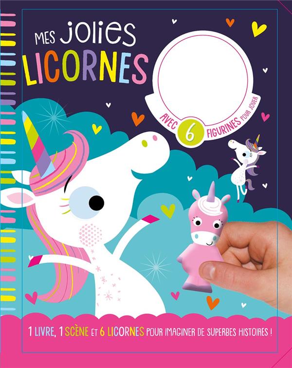 Mes jolies licornes ; avec 6 figurines pour jouer - flash vidéo